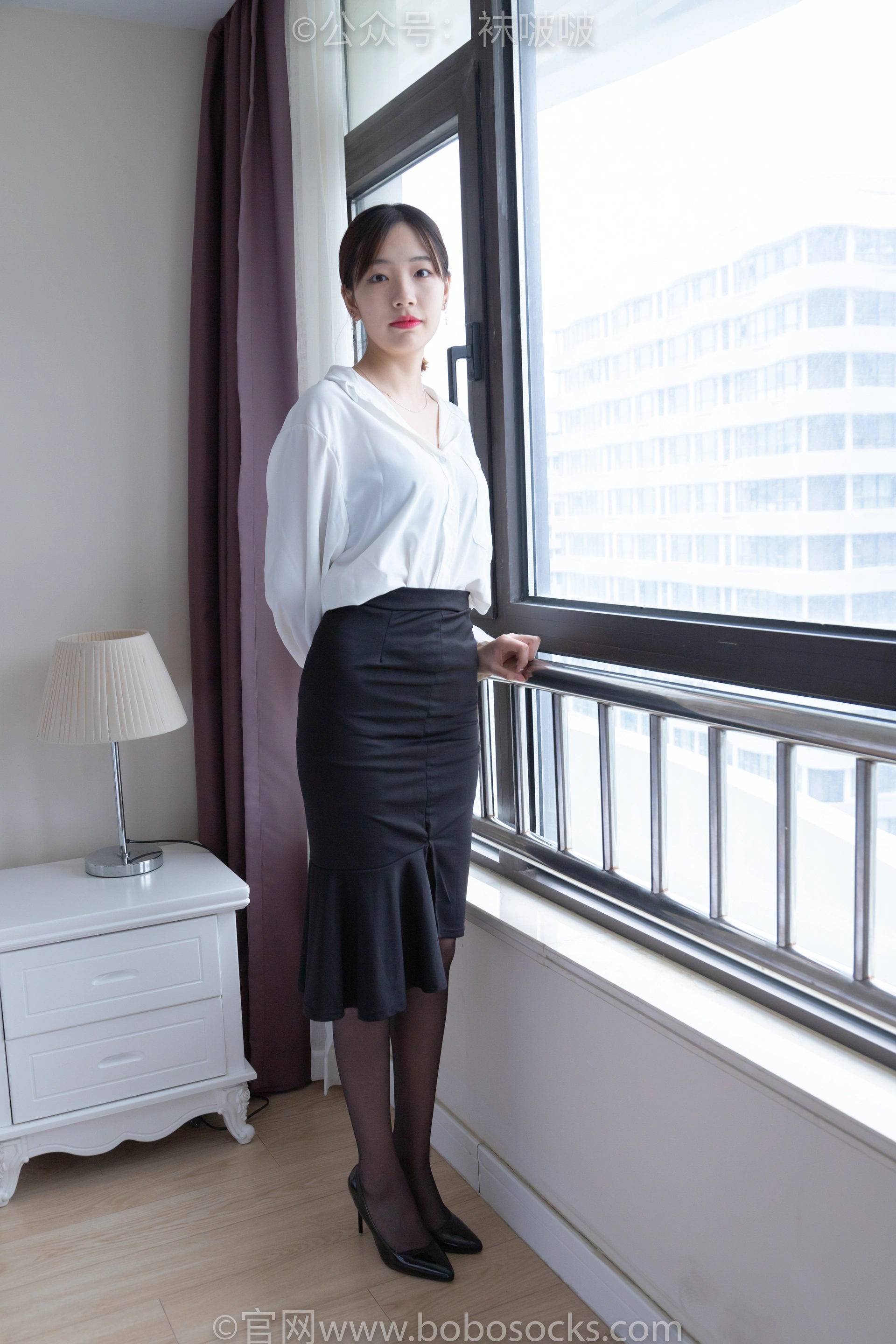[BoBoSocks袜啵啵]NO.017 小甜豆-OL制服、高跟鞋、黑丝 2