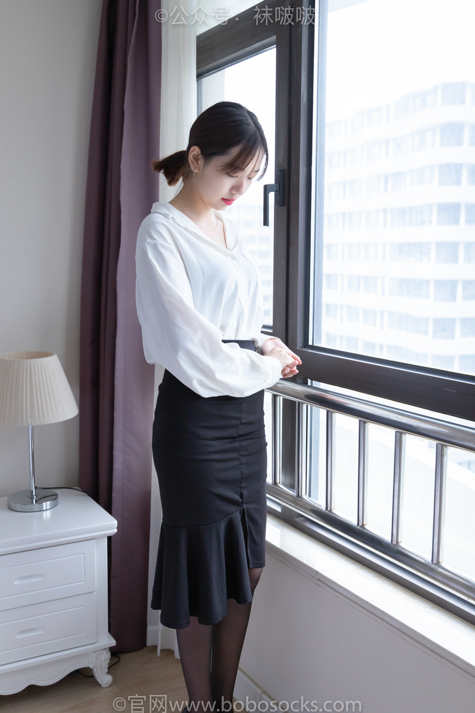 [BoBoSocks袜啵啵]NO.017 小甜豆-OL制服、高跟鞋、黑丝 3